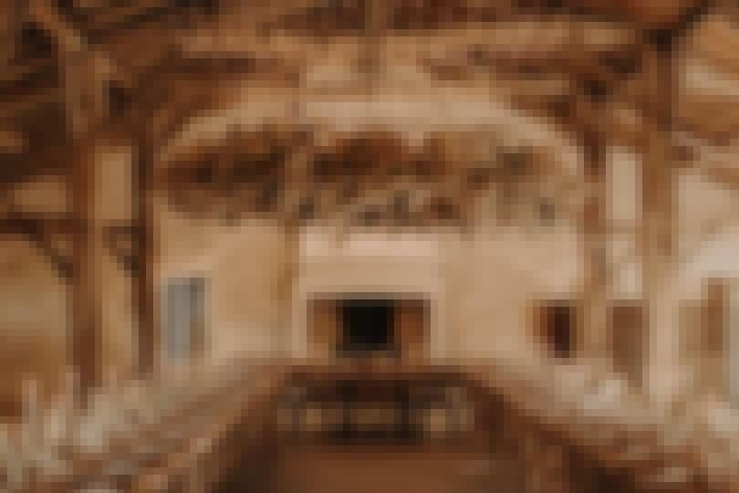 Photo d'une salle de réception prise en Auvergne dans le Puy-de-Dôme à l'occasion d'un mariage.